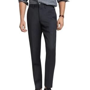 BOSS Hugo Boss James Brown Virgin wool Blend Pants Black Dress Pant Sz 32R